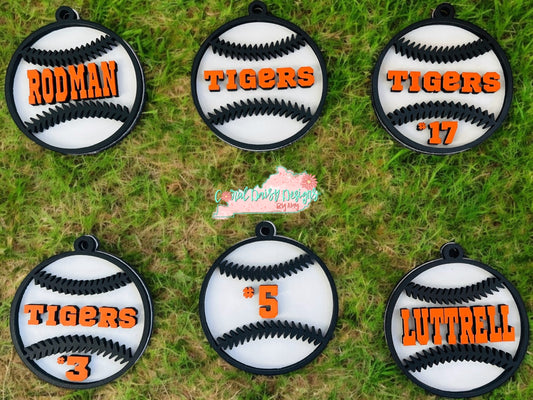 Baseball/softball bag tag - SPORT 013