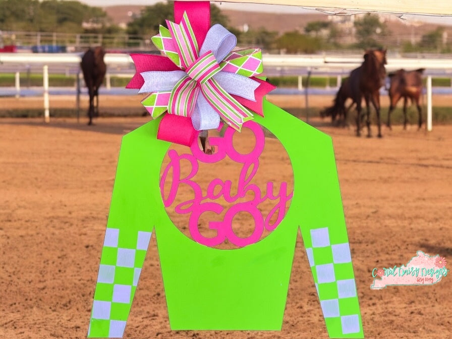 Go Baby Go Jockey silk - DRB009