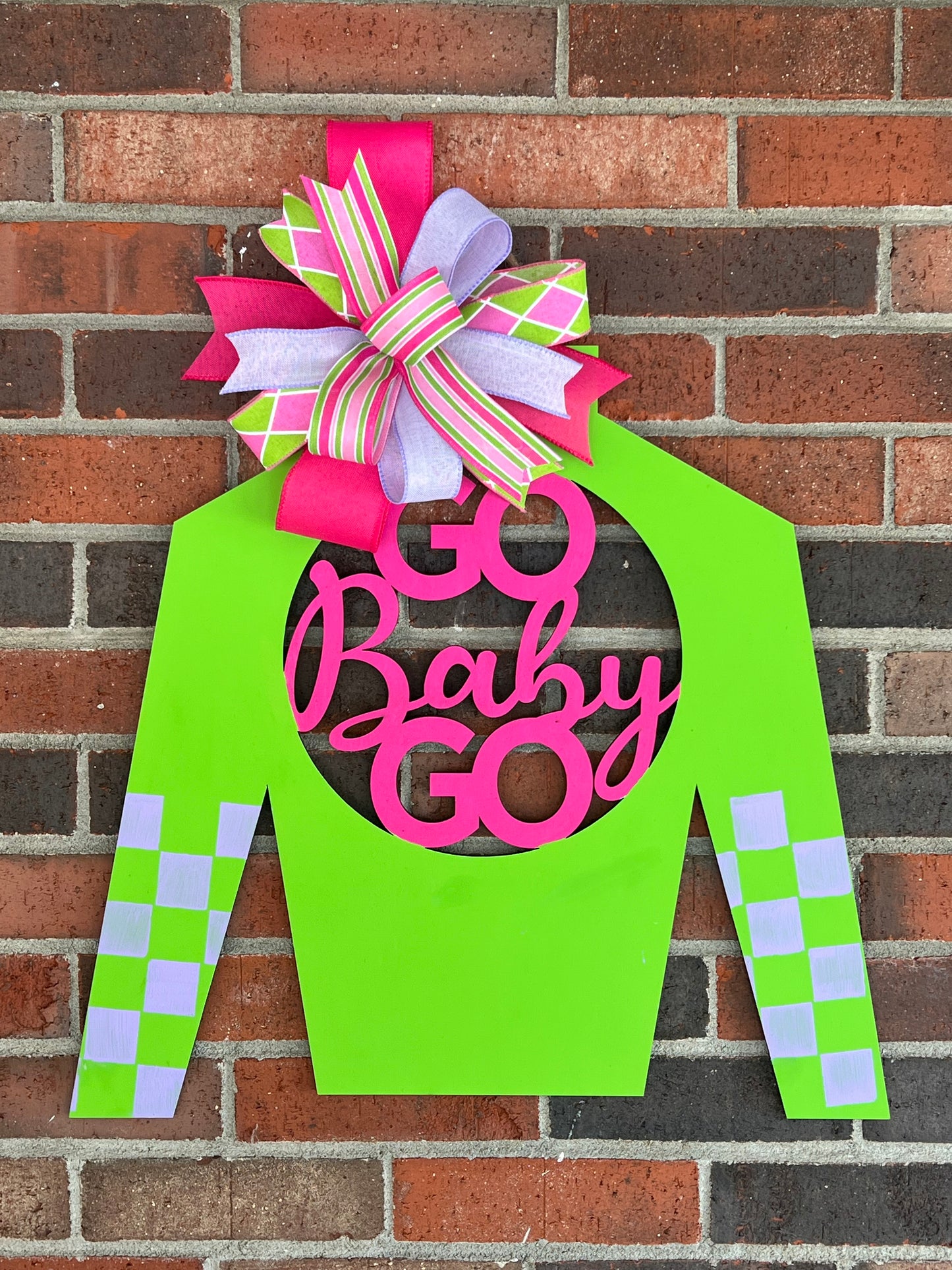 Go Baby Go Jockey silk - DRB009