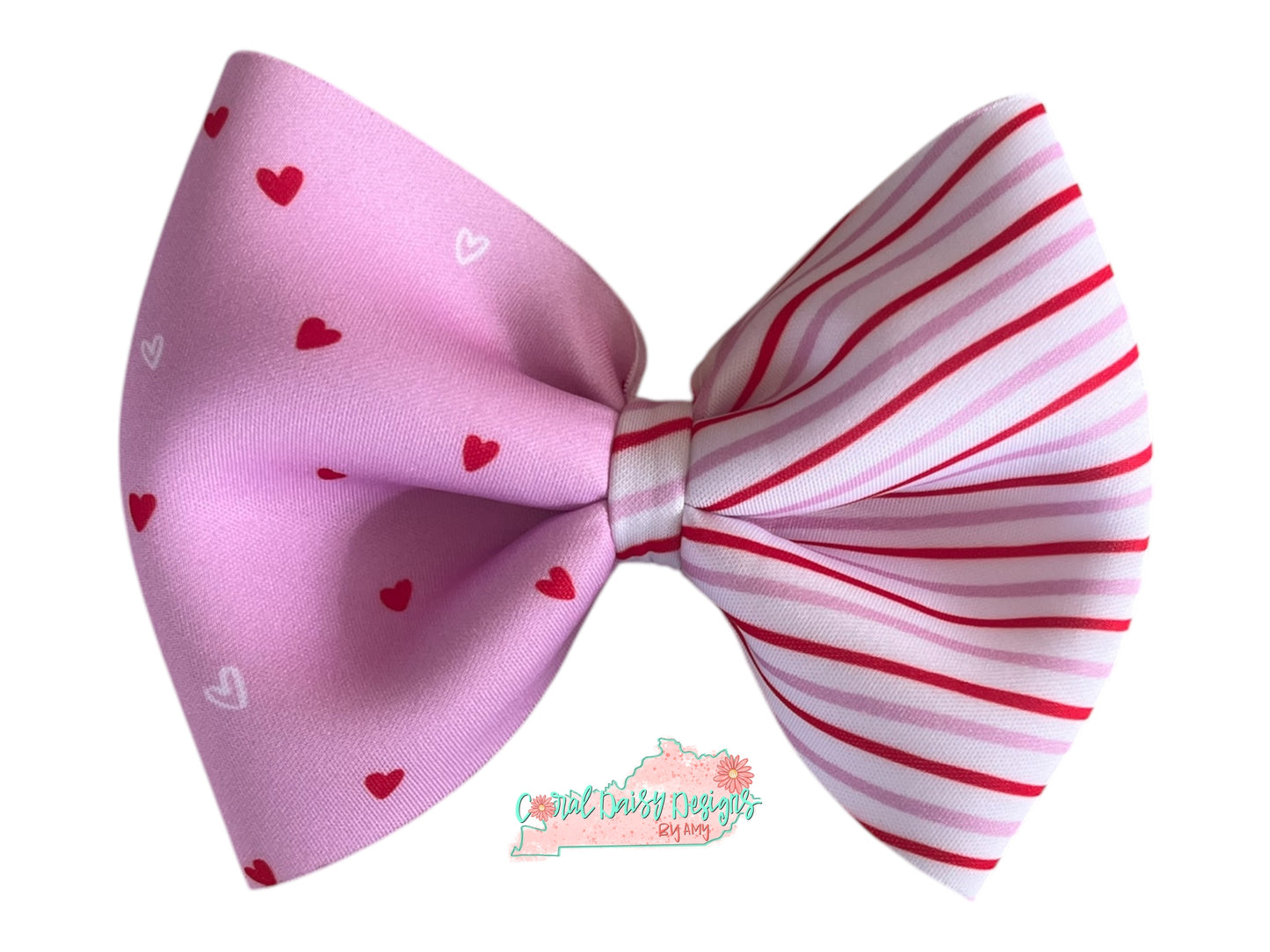 Sweethearts and Stripes Pinch Bow