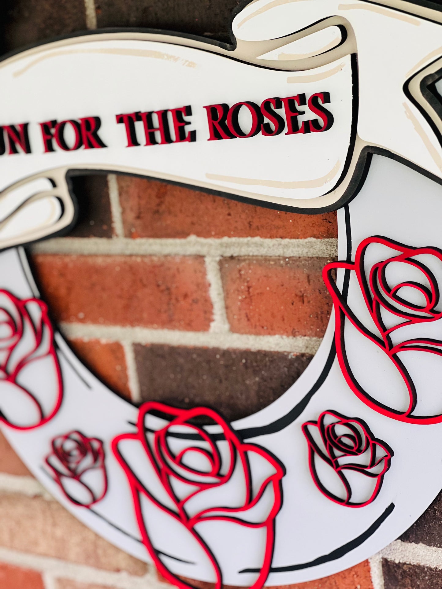 Run for the Roses horseshoe - DRB026