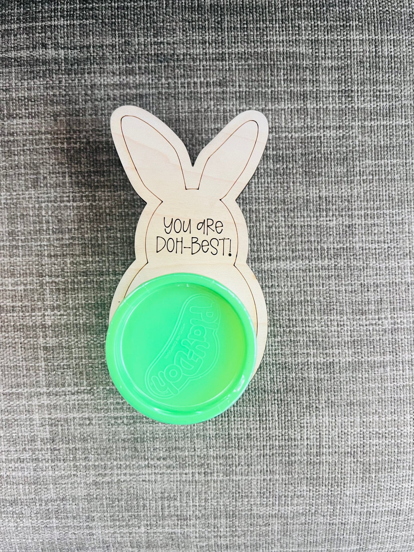 Personalized Easter playdough cards - ESTR027