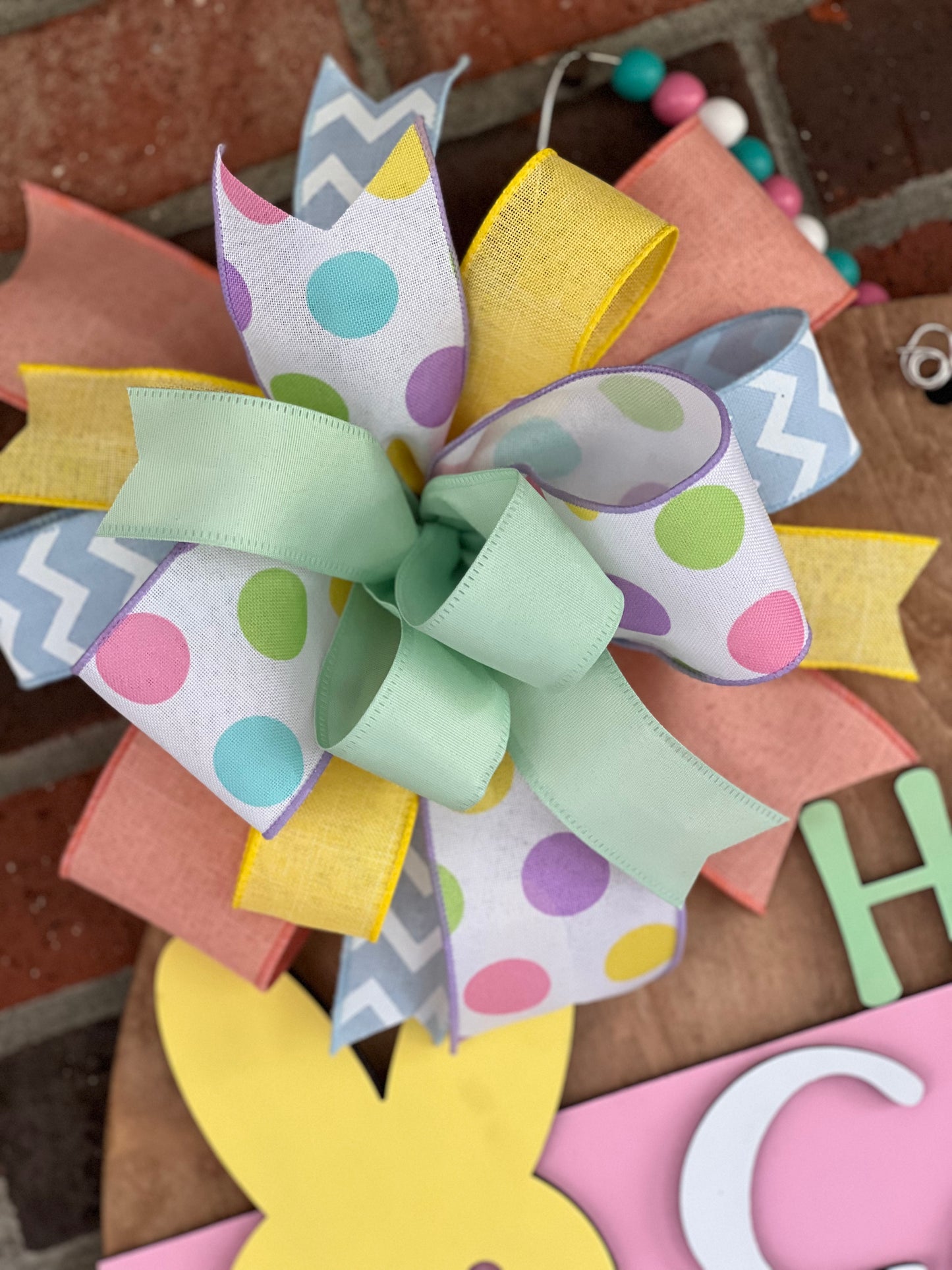 Happy Easter w/large bunny - ESTR032