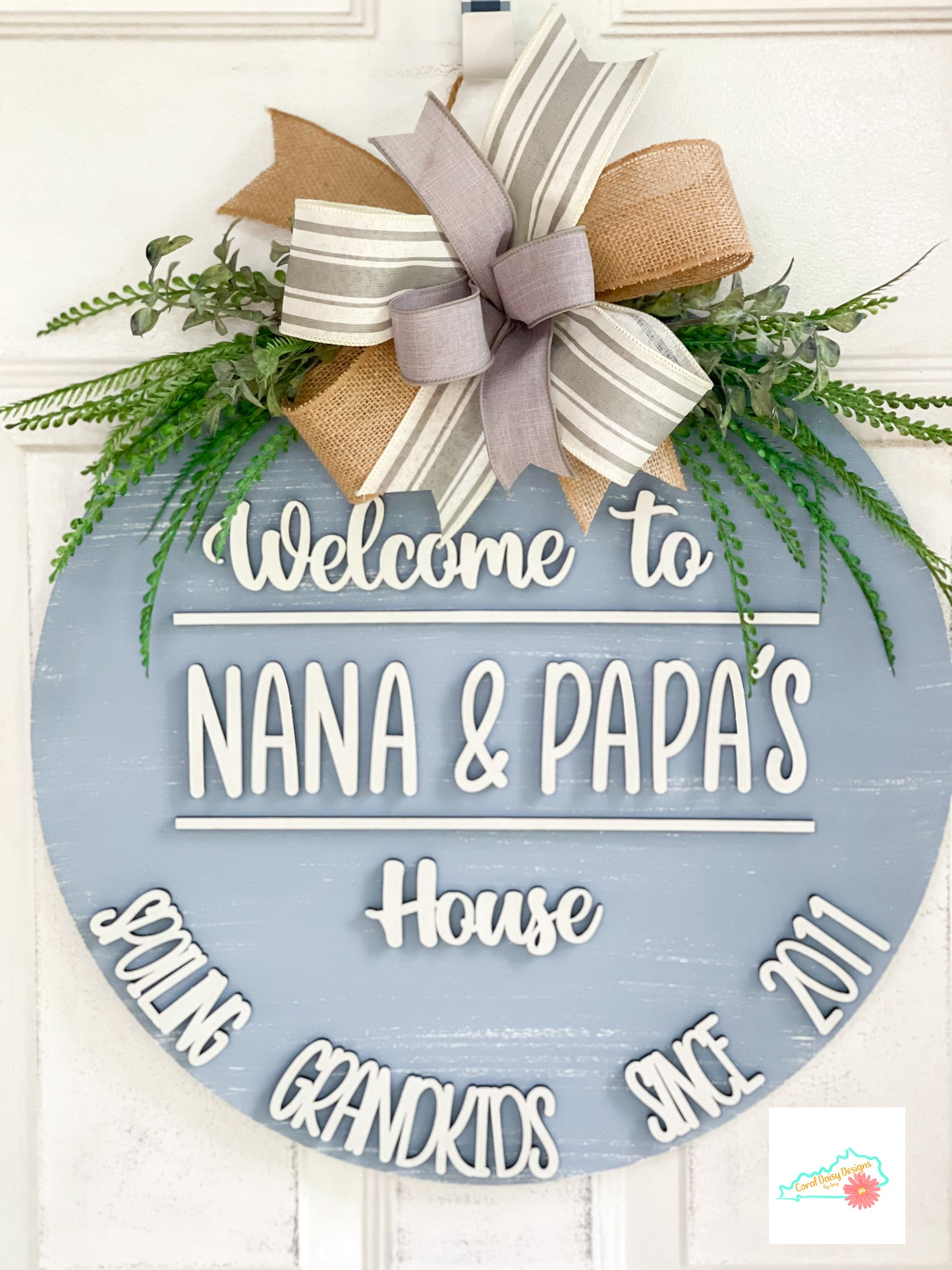Personalized Grandparent est. sign - GRP001