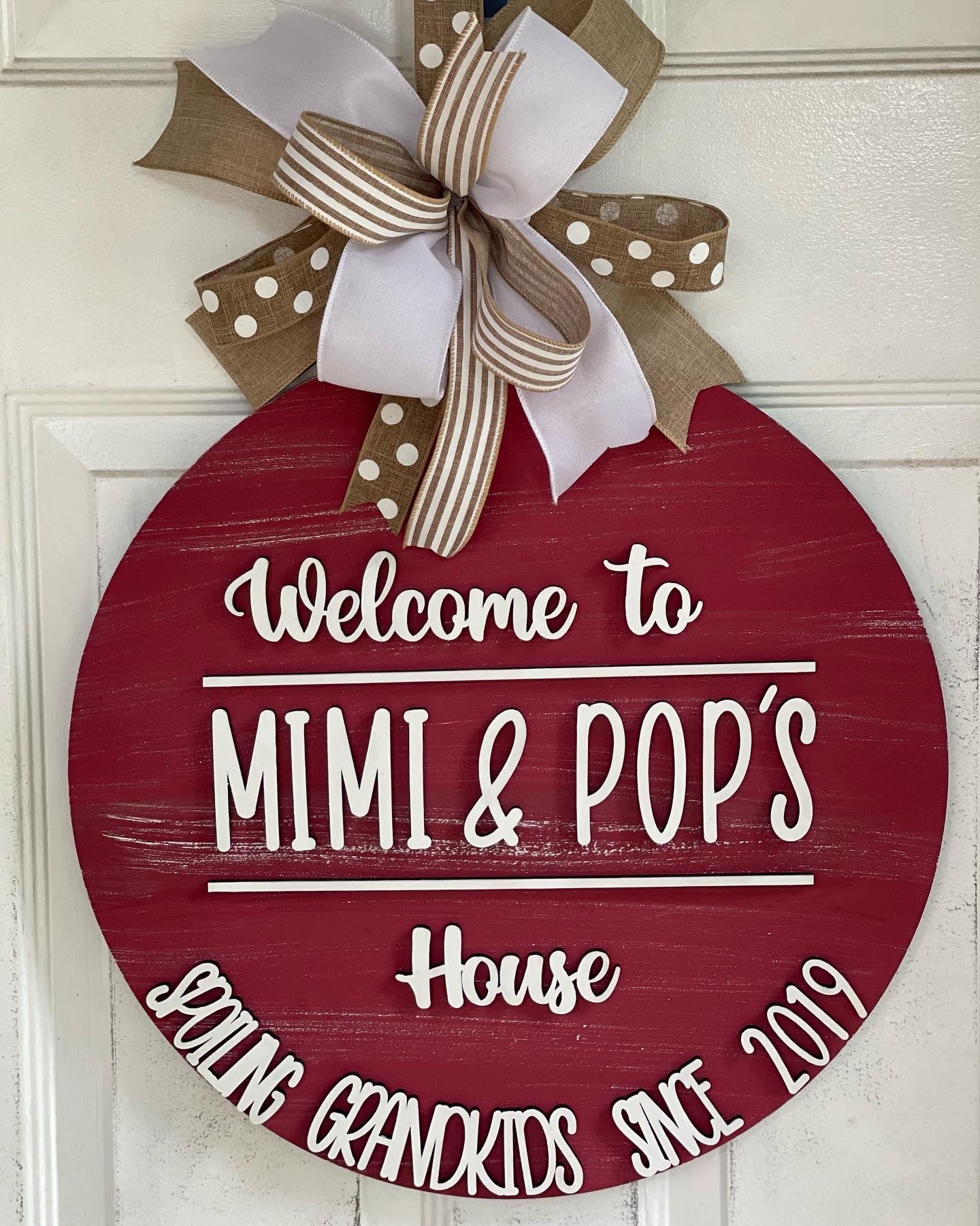 Personalized Grandparent est. sign - GRP001