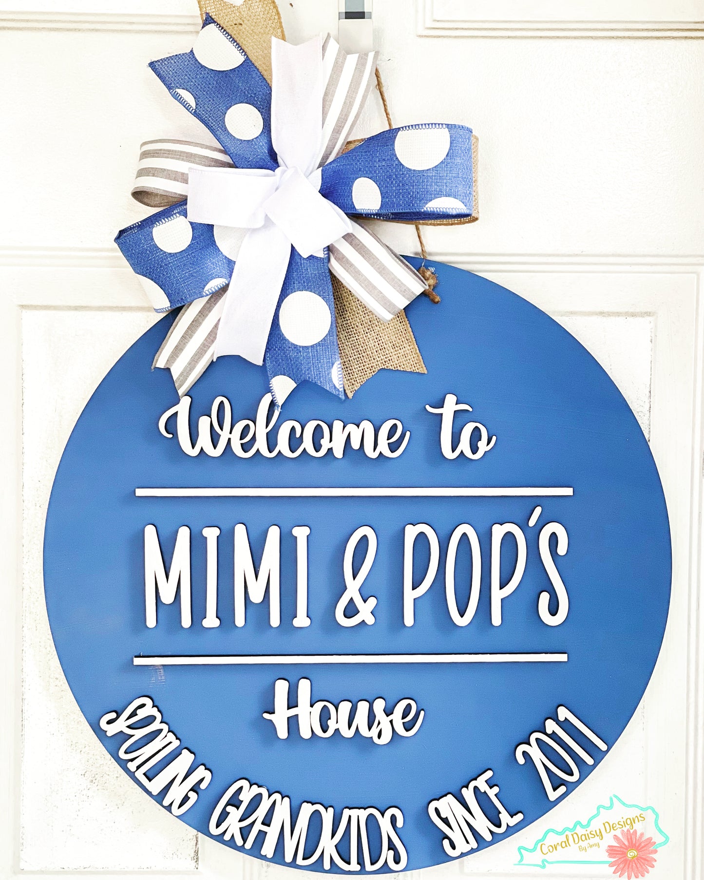 Personalized Grandparent est. sign - GRP001