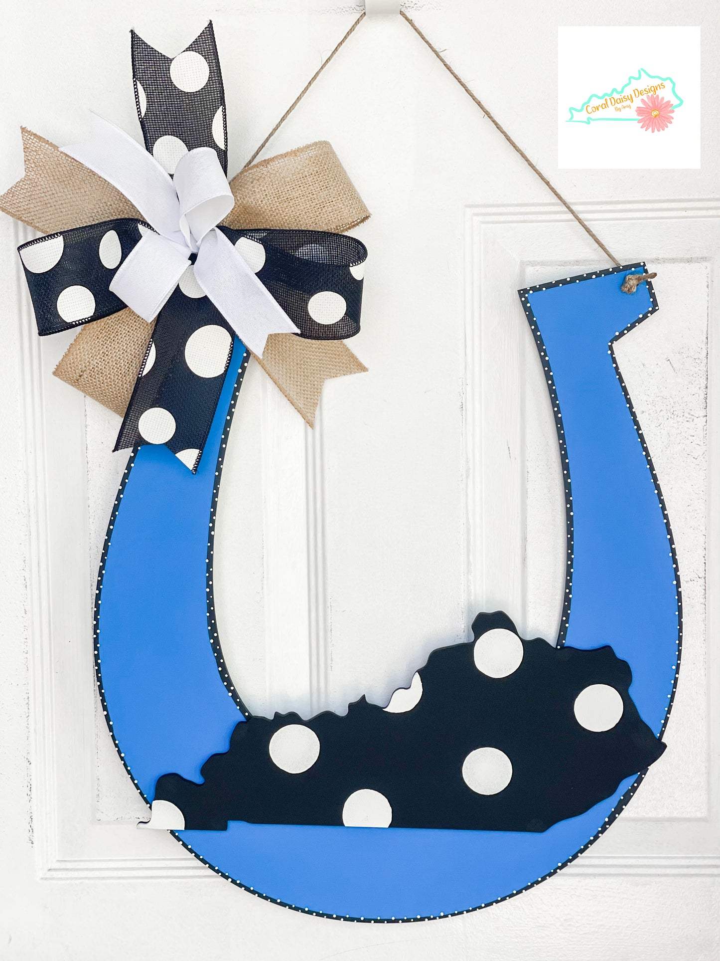 State polka dot horseshoe - DRB013