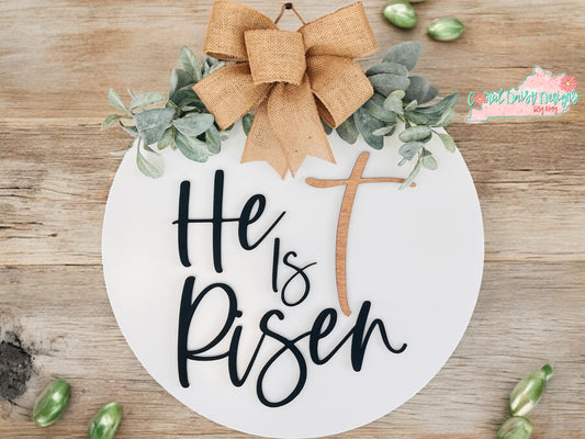 He is Risen cross - ESTR031