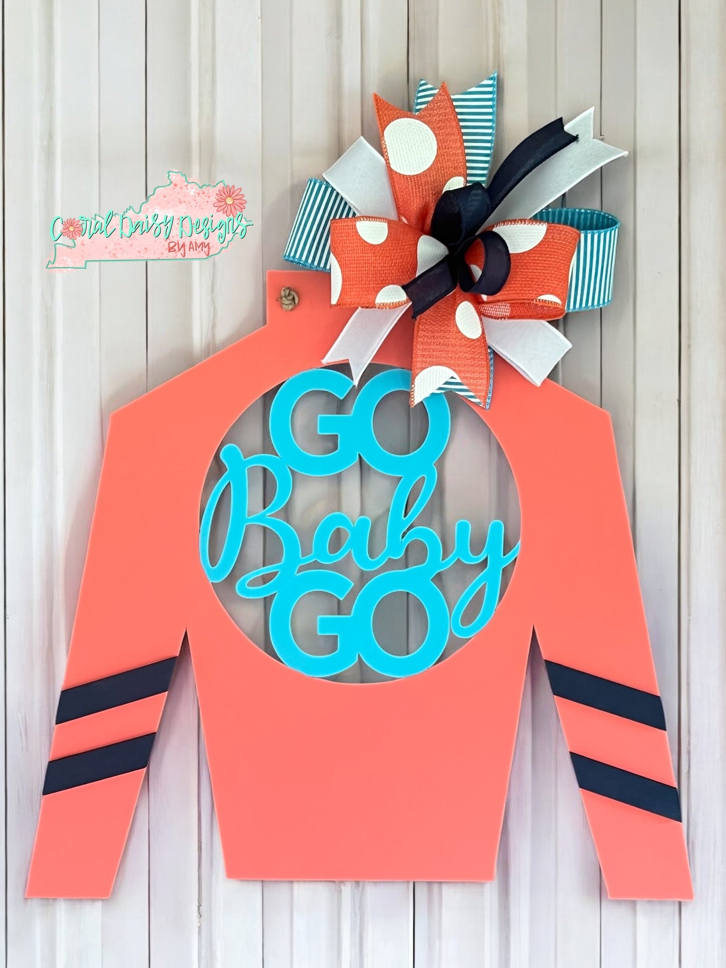 Go Baby Go Jockey silk  - DRB009