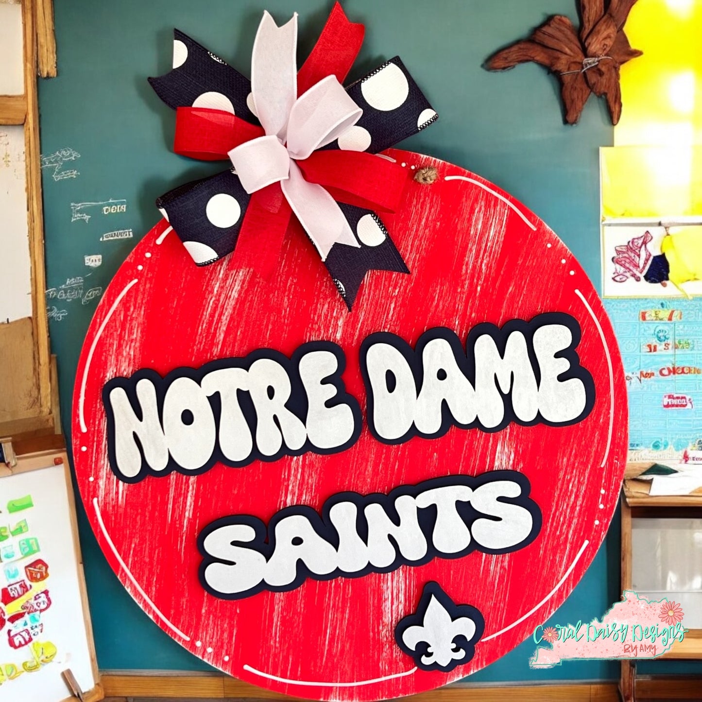 Notre Dame Saints Sign - TEAM018