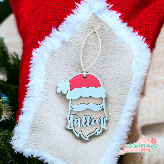 Personalized Santa ornament - CHR056