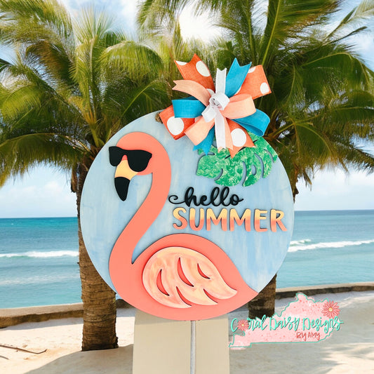 Hello Summer flamingo - SUMM027