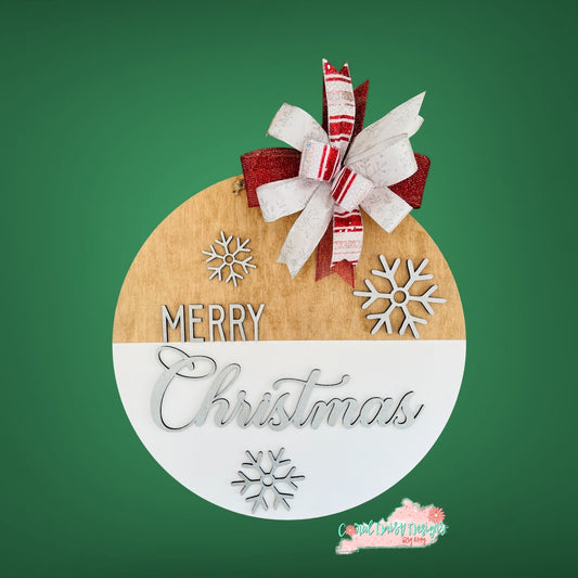 Two tone Merry Christmas - CHR033
