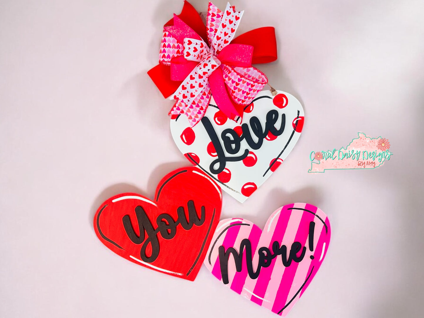 Love you More! Triple Heart - Val023