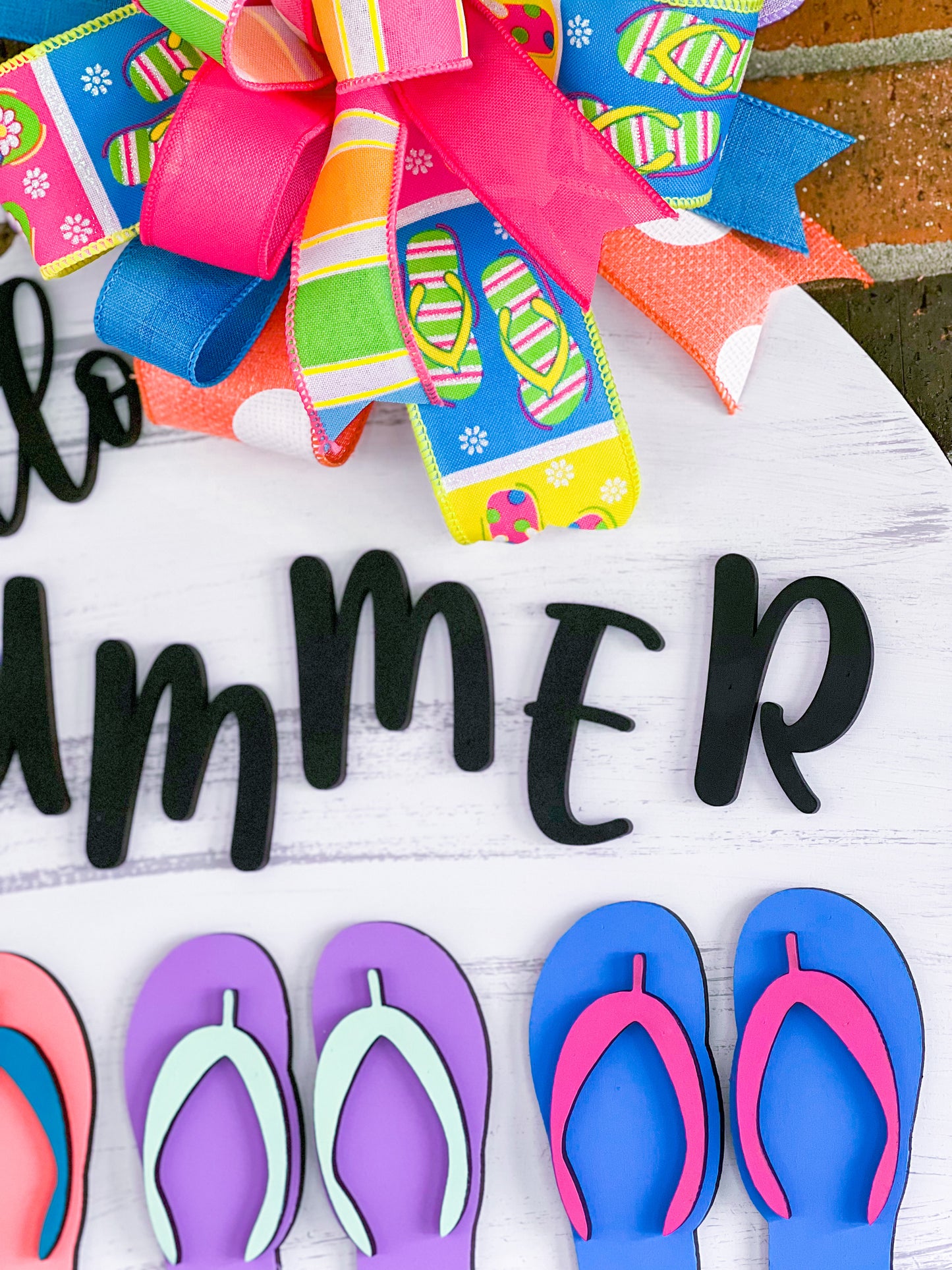 Hello Summer flip flops - SUMM0016