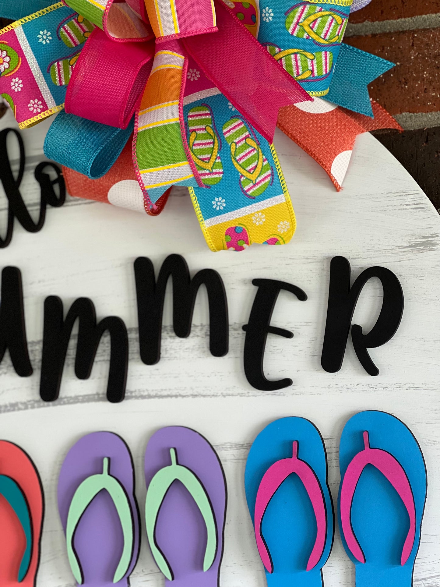 Hello Summer flip flops - SUMM0016