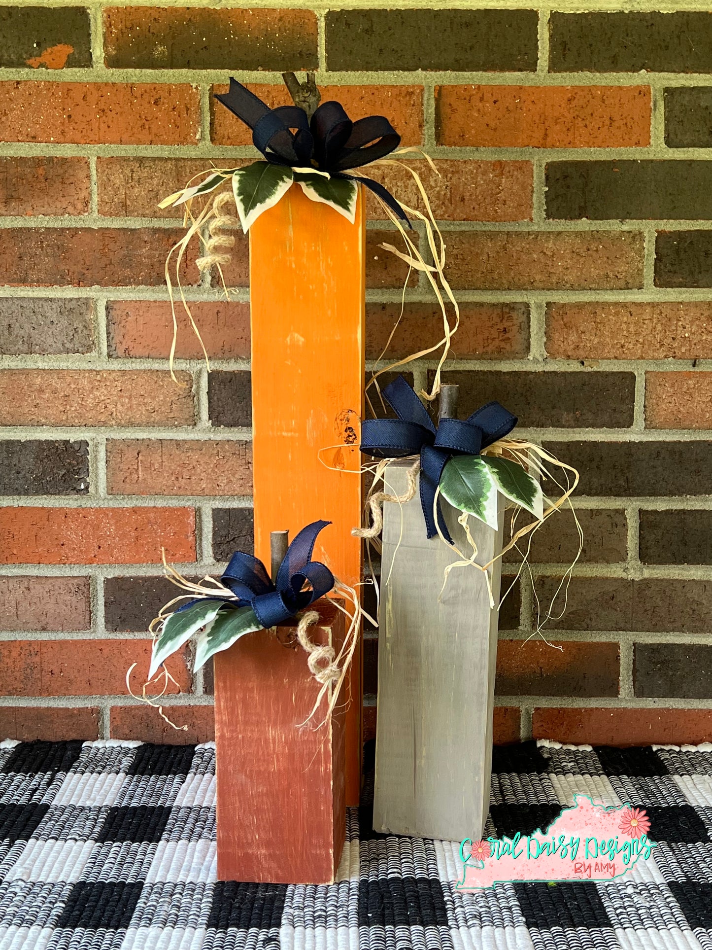 Table Top wooden Pumpkins - FALL028