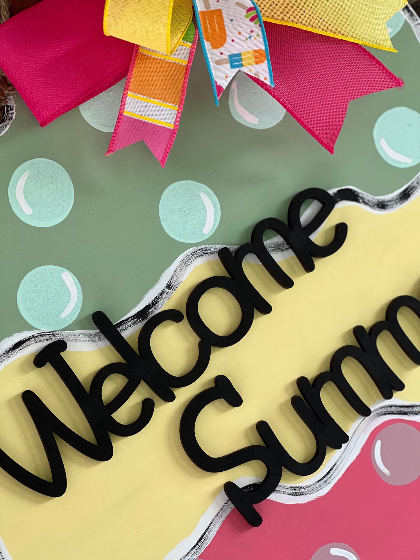 Welcome summer large popsicle - SUMM017