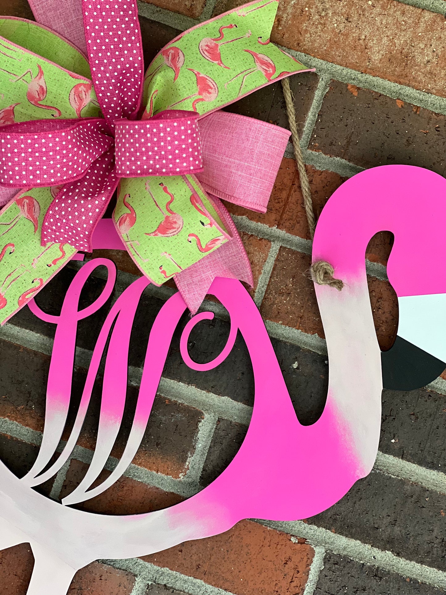 Monogrammed flamingo - SUMM013