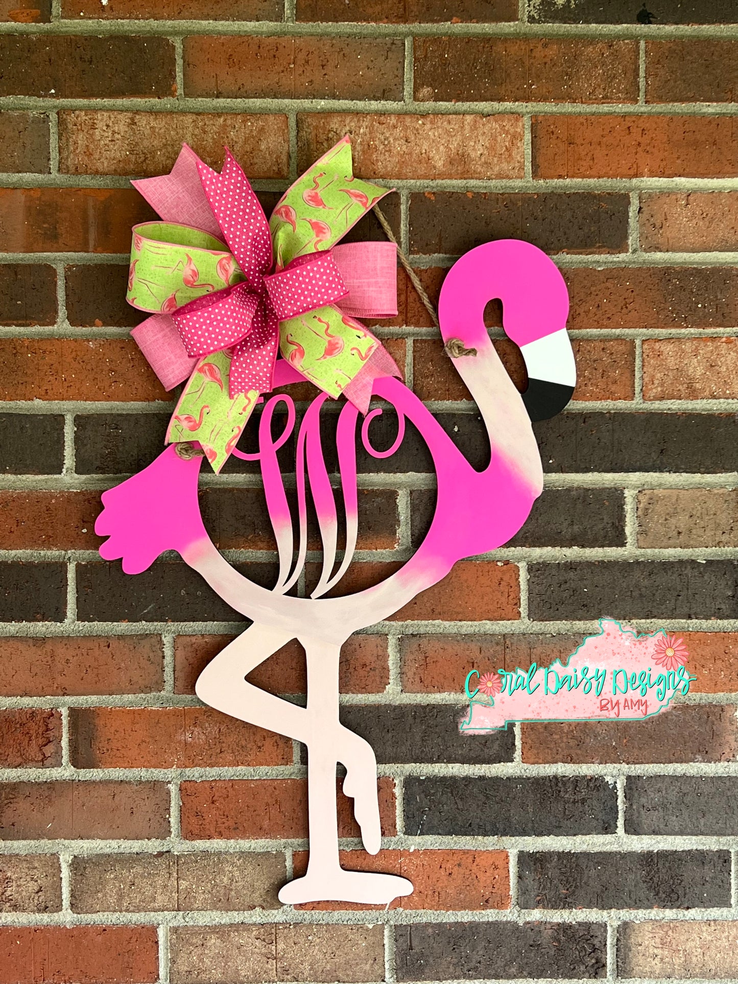 Monogrammed flamingo - SUMM013