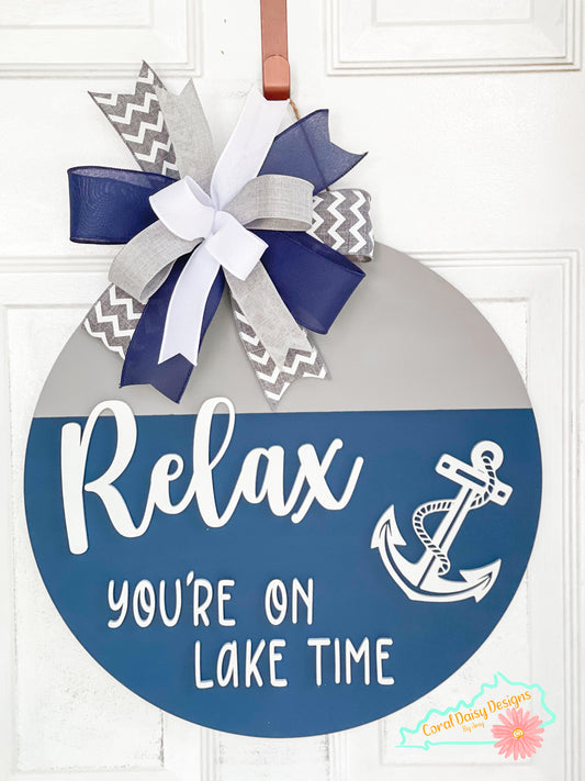 Relax you’re on lake time - LAKE002