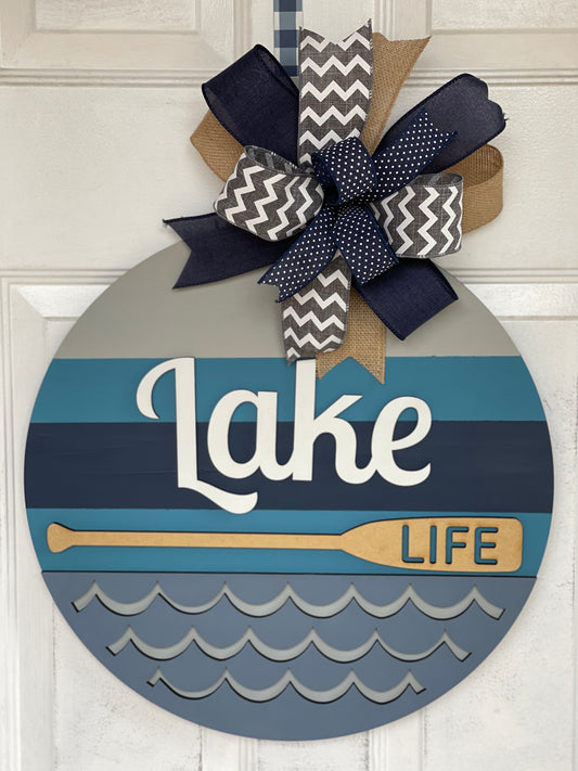 Lake Life w/Oar - LAKE001