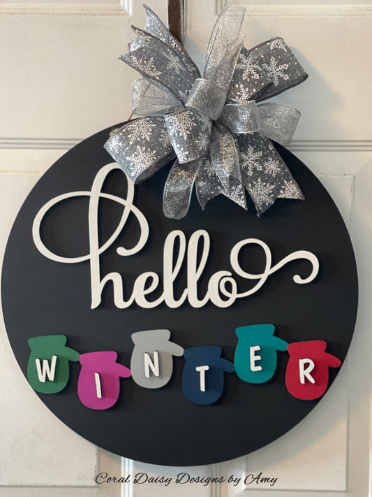 Hello winter mittens - CHR038