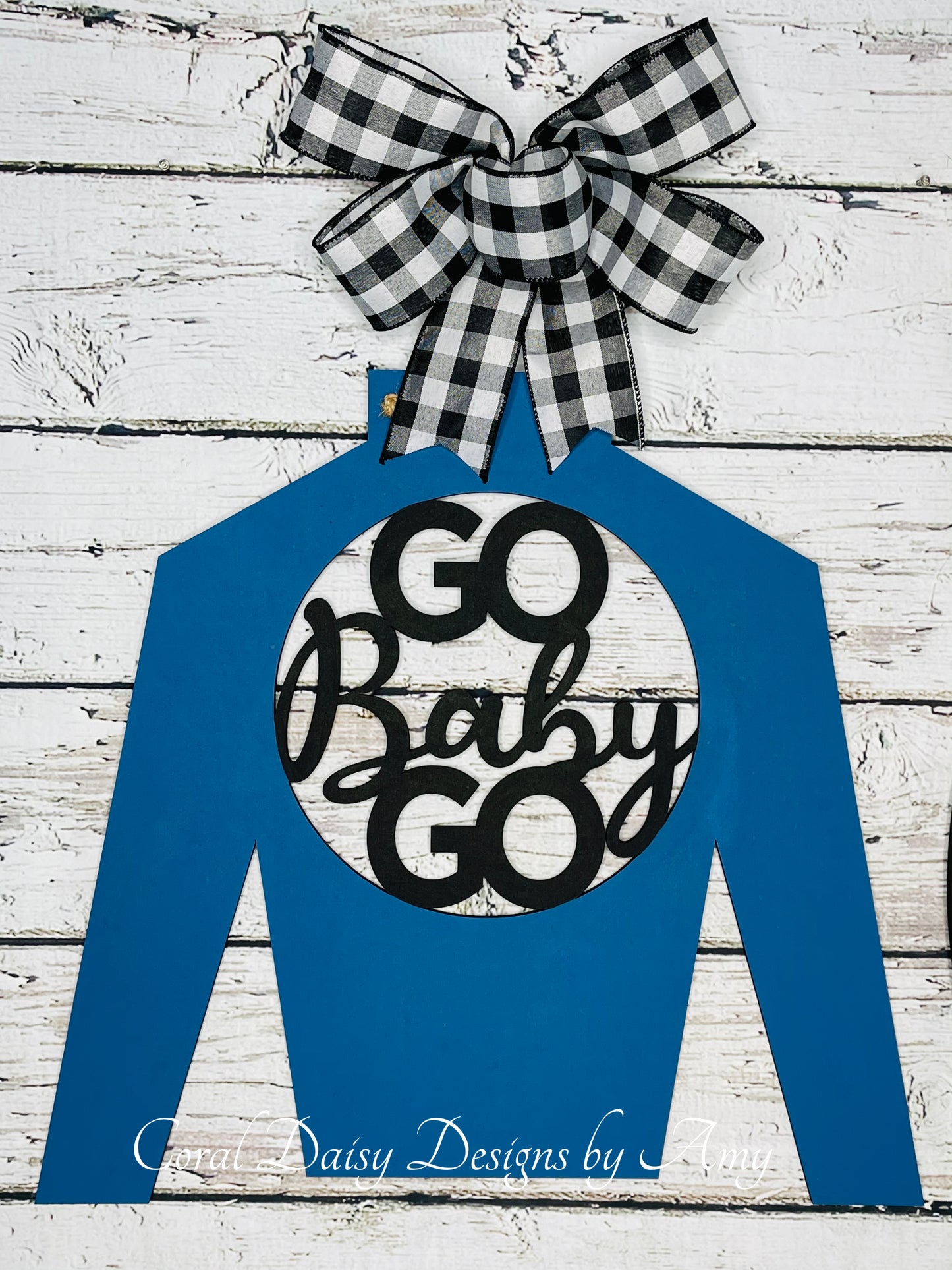 Go Baby Go Jockey silk  - DRB009