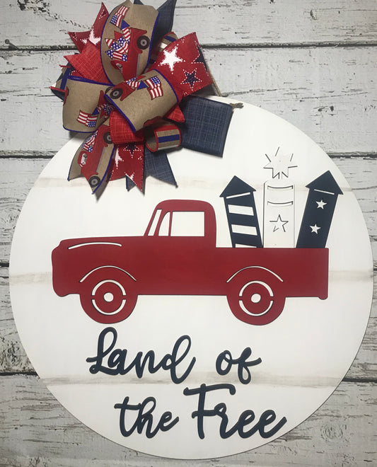 Land of the free truck - PATRIOTIC010