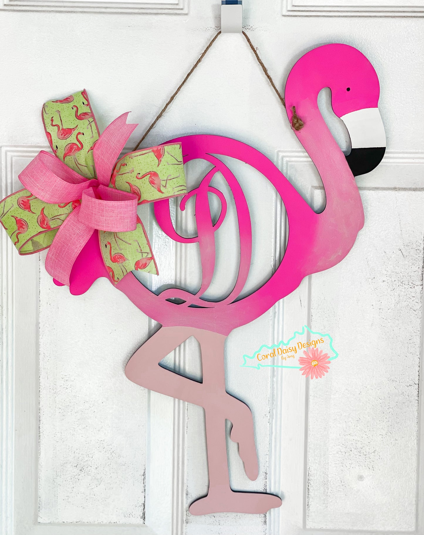 Monogrammed flamingo - SUMM013