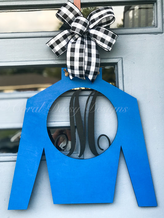 Monogrammed Jockey silk  - DRB010