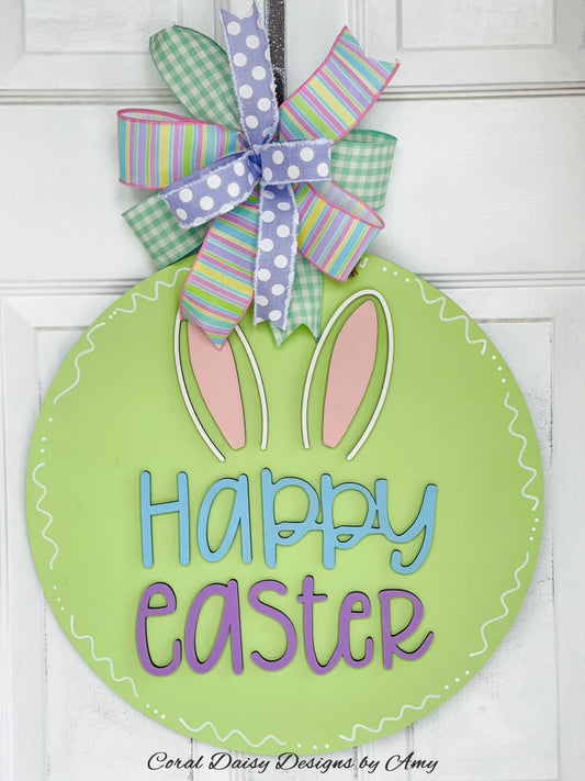 Happy Easter bunny ears - ESTR001