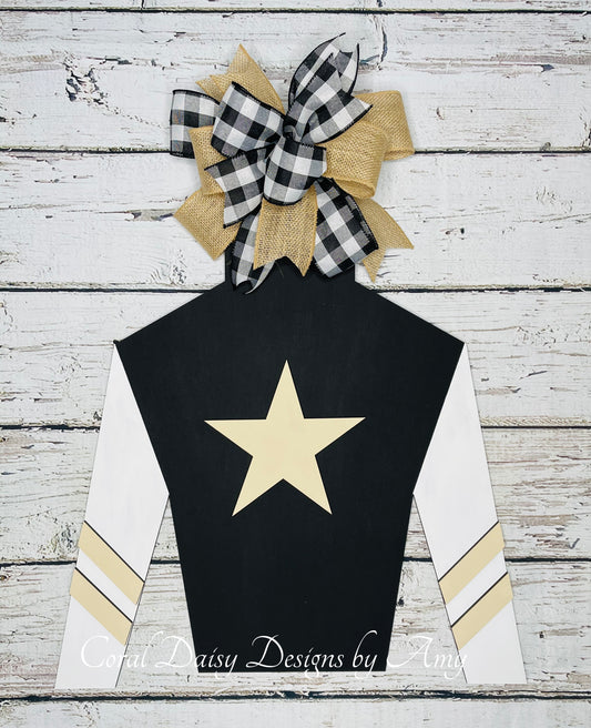 Jockey silk with star body/stripe sleeve  - DRB008