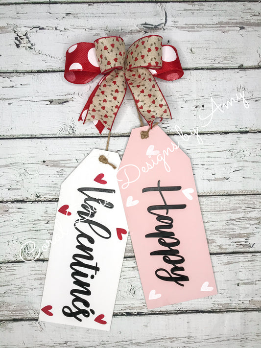 Happy Valentine’s Day door tags  - Val009