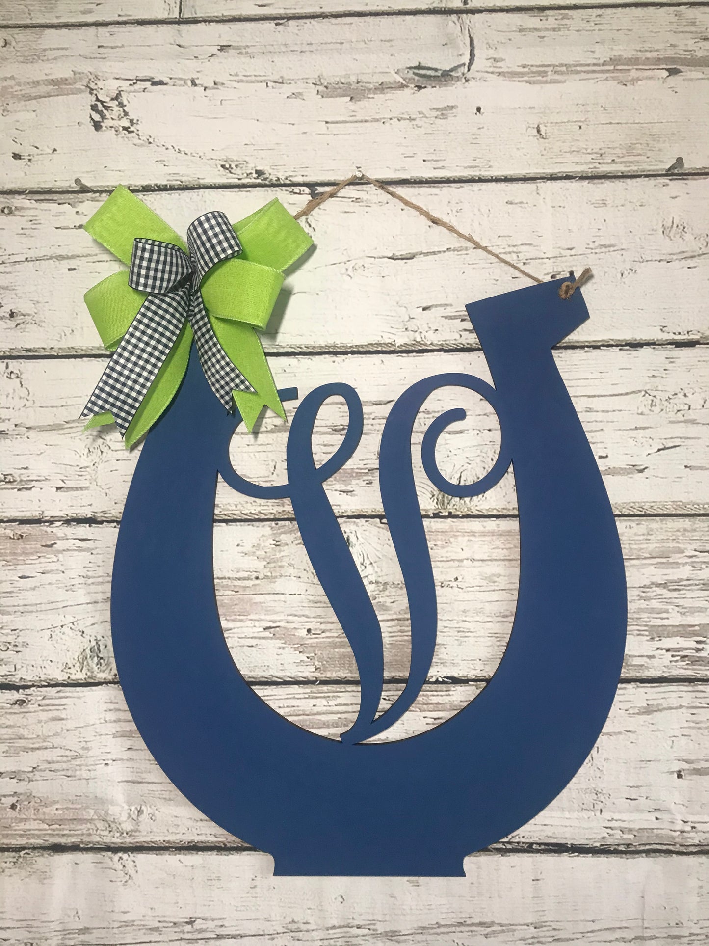 Monogrammed horseshoe  - DRB018