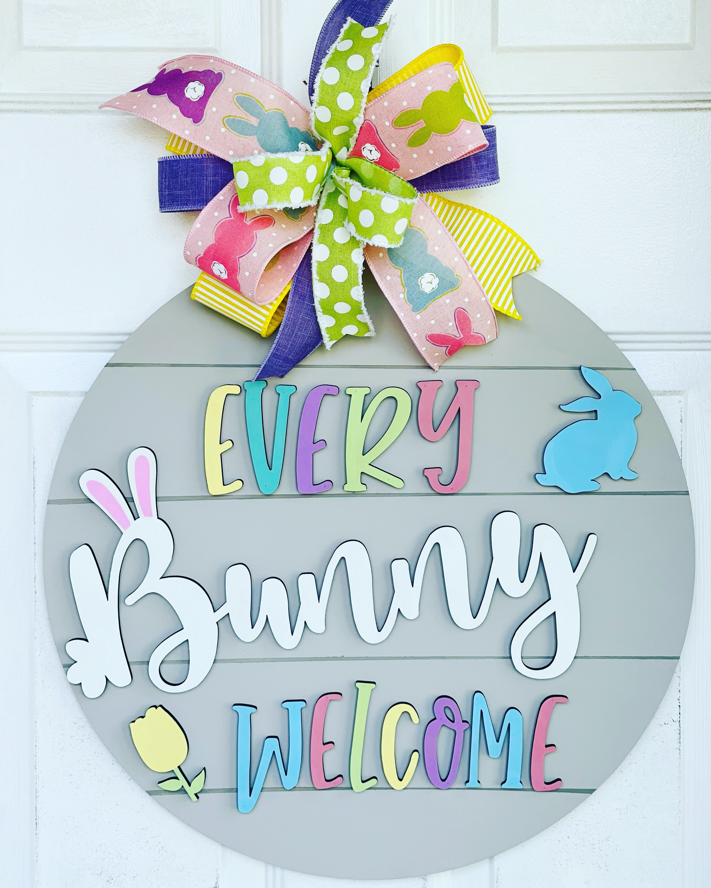 Every Bunny Welcome - ESTR002 – Coral Daisy Designs by Amy