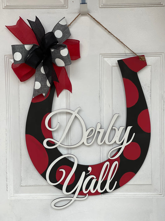 Derby y’all horseshoe  - DRB011