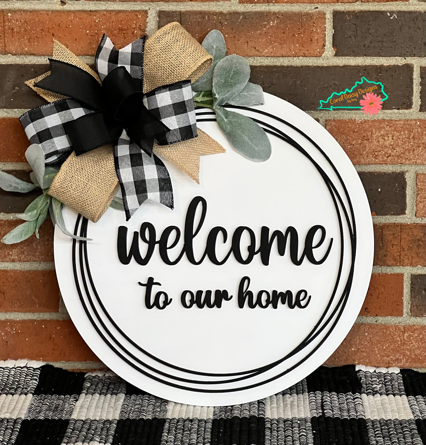 Farmhouse style Welcome to our home - EVRD027