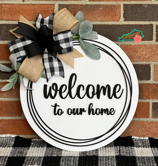 Farmhouse style Welcome to our home - EVRD027